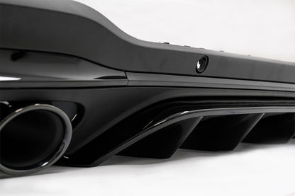Rear Diffuser GLC43 Night Package Design with Exhaust Tips for Mercedes GLC SUV X253 Facelift (2020–Up)