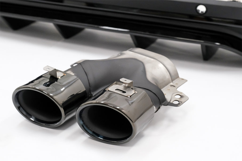 Rear Diffuser GLC43 Night Package Design with Exhaust Tips for Mercedes GLC SUV X253 Facelift (2020–Up)