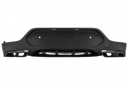 Rear Diffuser GLC63 Design with Black Exhaust Tips for Mercedes GLC Coupe C253 (2015–2019) Sport Line