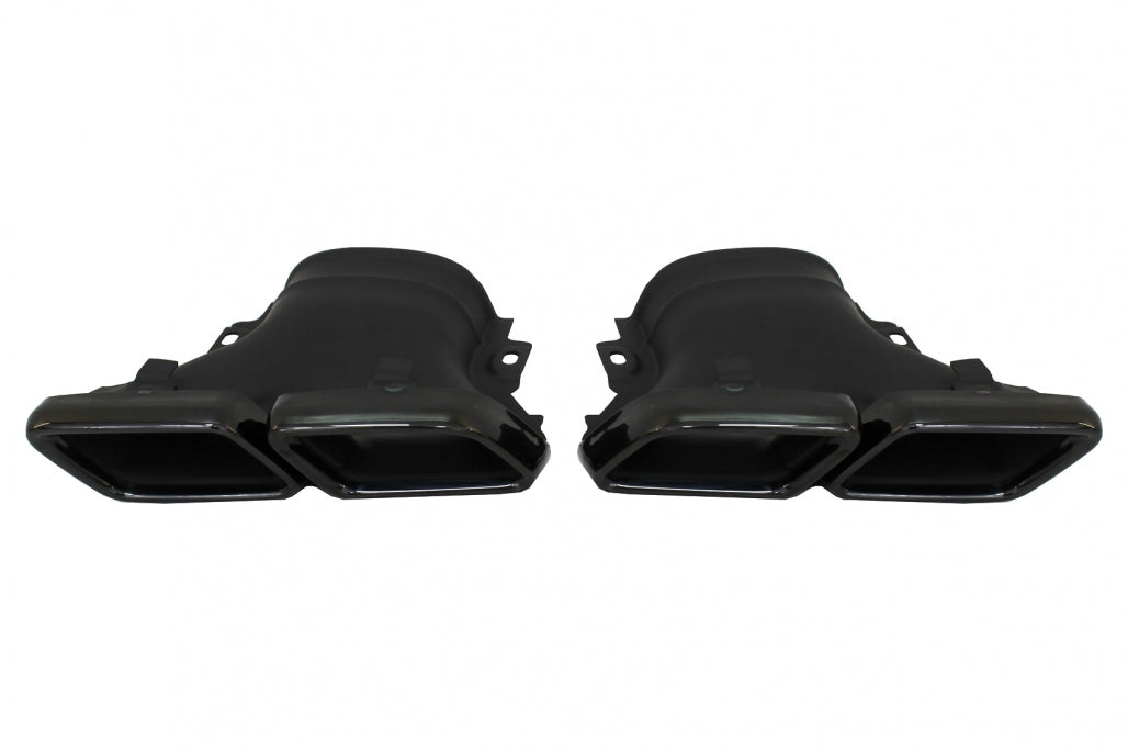 Rear Diffuser GLC63 Design with Black Exhaust Tips for Mercedes GLC Coupe C253 (2015–2019) Sport Line