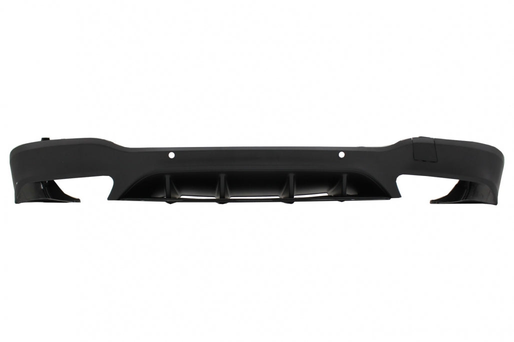 Rear Diffuser GLC63 Design with Silver Exhaust Tips for Mercedes GLC X253 SUV (2015–07.2019)