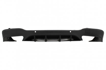 Rear Diffuser GLC63 Design with Silver Exhaust Tips for Mercedes GLC X253 SUV (2015–07.2019)