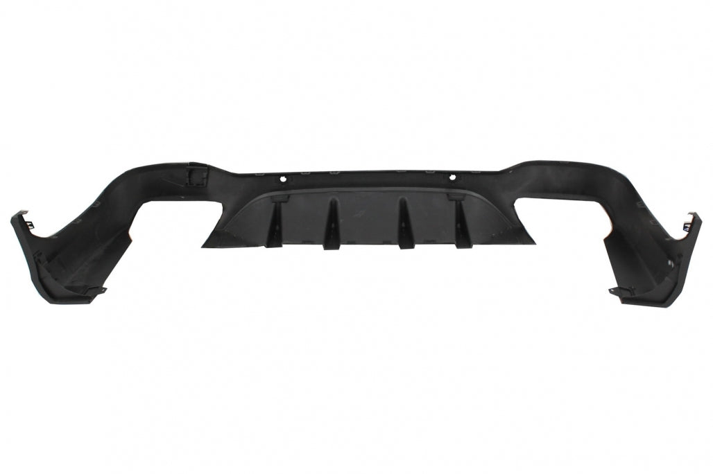 Rear Diffuser GLC63 Design with Silver Exhaust Tips for Mercedes GLC X253 SUV (2015–07.2019)