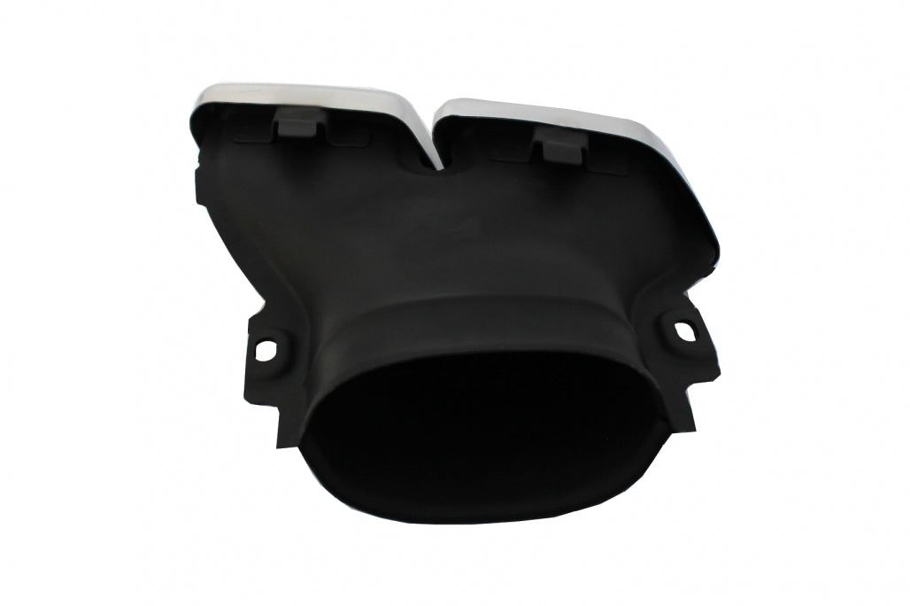 Rear Diffuser GLC63 Design with Silver Exhaust Tips for Mercedes GLC X253 SUV (2015–07.2019)