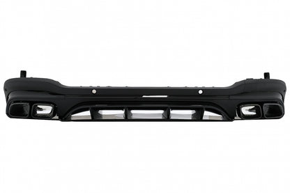 Rear Diffuser GLC63 Night Package Design with Black Exhaust Tips for Mercedes GLC SUV X253 Facelift (2020–Up)