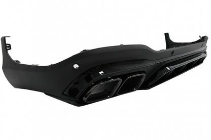 Rear Diffuser GLC63 Night Package Design with Black Exhaust Tips for Mercedes GLC SUV X253 Facelift (2020–Up)