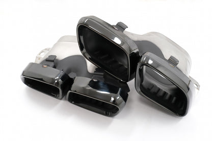Rear Diffuser GLC63 Night Package Design with Black Exhaust Tips for Mercedes GLC SUV X253 Facelift (2020–Up)