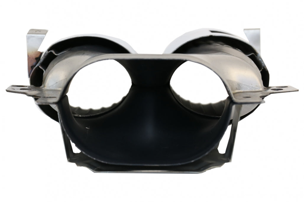 Rear Diffuser GLE53 Design with Silver Exhaust Tips for Mercedes GLE W167 SUV (2019–Up)