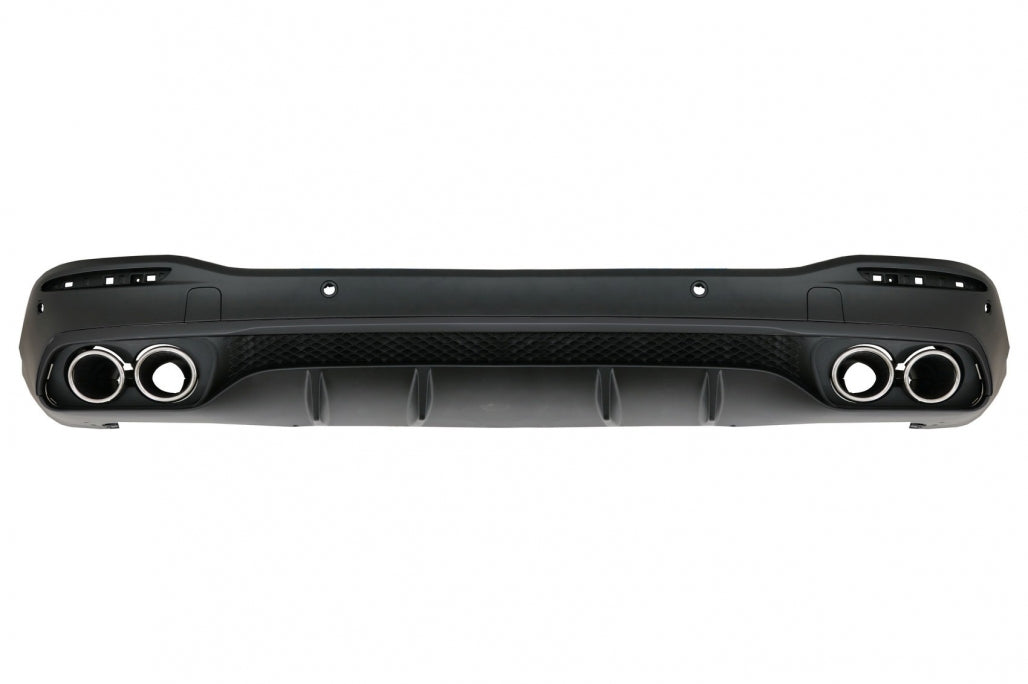 Rear Diffuser GLE53 Design with Silver Exhaust Tips for Mercedes GLE W167 SUV (2019–Up)