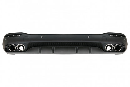 Rear Diffuser GLE53 Design with Silver Exhaust Tips for Mercedes GLE W167 SUV (2019–Up)