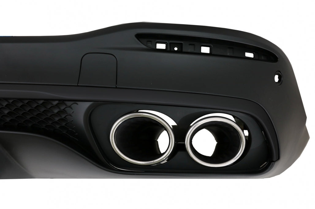 Rear Diffuser GLE53 Design with Silver Exhaust Tips for Mercedes GLE W167 SUV (2019–Up)