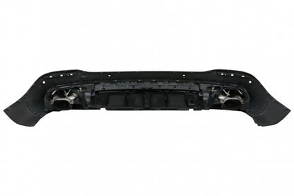Rear Diffuser GLE53 Design with Silver Exhaust Tips for Mercedes GLE W167 SUV (2019–Up)