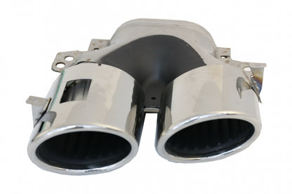 Rear Diffuser GLE53 Design with Silver Exhaust Tips for Mercedes GLE W167 SUV (2019–Up)
