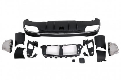 Rear Diffuser GLE63 Design with Exhaust Tips for Mercedes GLE W167 SUV (2019–Up) Sport Line