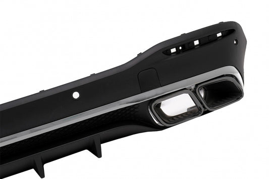 Rear Diffuser GLE63 Design with Exhaust Tips for Mercedes GLE W167 SUV (2019–Up) Sport Line