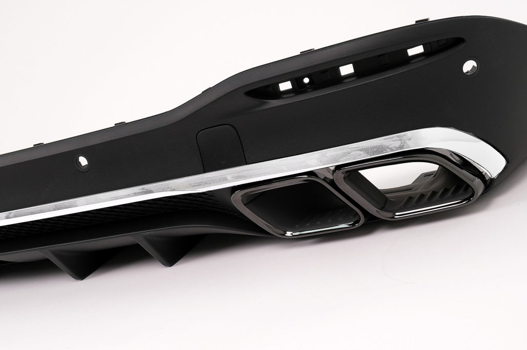 Rear Diffuser GLE63 Design with Exhaust Tips for Mercedes GLE W167 SUV (2019–Up) Sport Line