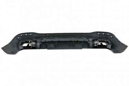 Rear Diffuser GLE63 Design with Silver Exhaust Tips for Mercedes GLE W167 SUV (2019–Up)