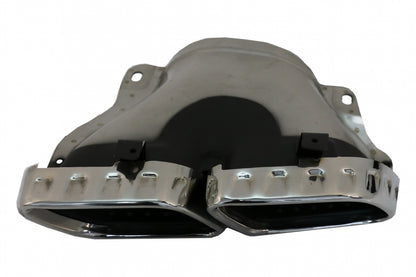 Rear Diffuser GLE63 Design with Silver Exhaust Tips for Mercedes GLE W167 SUV (2019–Up)