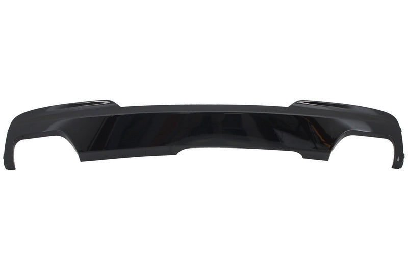 Rear Diffuser M-Technik 550i Double Outlet Brilliant Black for BMW 5 Series F10 F11 (2011–2017)