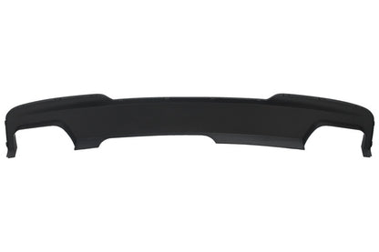 Rear Diffuser M-Technik 550i Double Outlet Brilliant Black for BMW 5 Series F10 F11 (2011–2017)