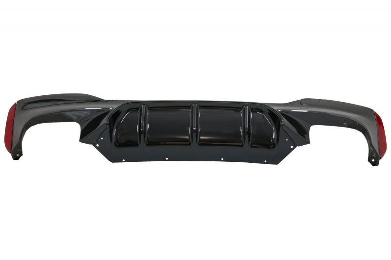 Rear Diffuser M5 Design with Black Exhaust Tips for BMW 5 Series G30 G31 (2017–Up) M-Tech
