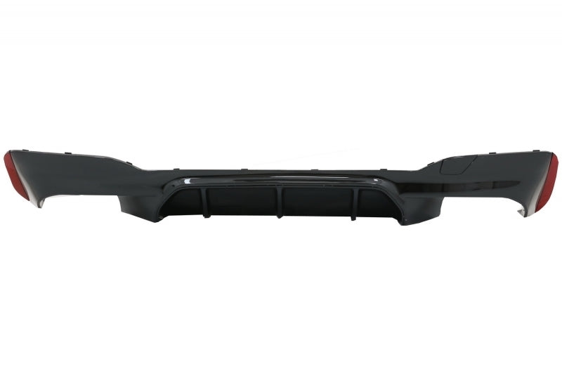 Rear Diffuser M5 Design with Black Exhaust Tips for BMW 5 Series G30 G31 (2017–Up) M-Tech