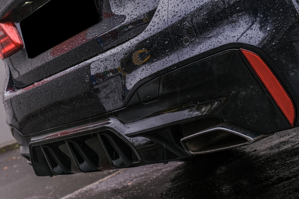 Rear Diffuser M5 Style Piano Black for BMW 5 Series G30 G31 (2017–Up) M-Tech
