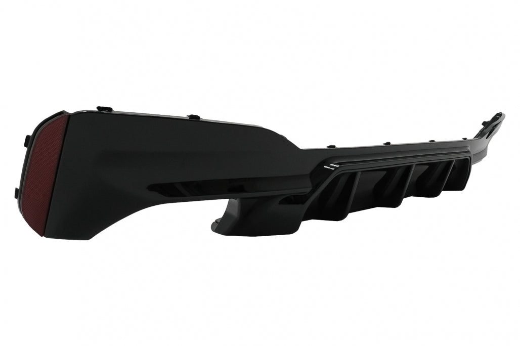 Rear Diffuser M5 Style Piano Black for BMW 5 Series G30 G31 (2017–Up) M-Tech