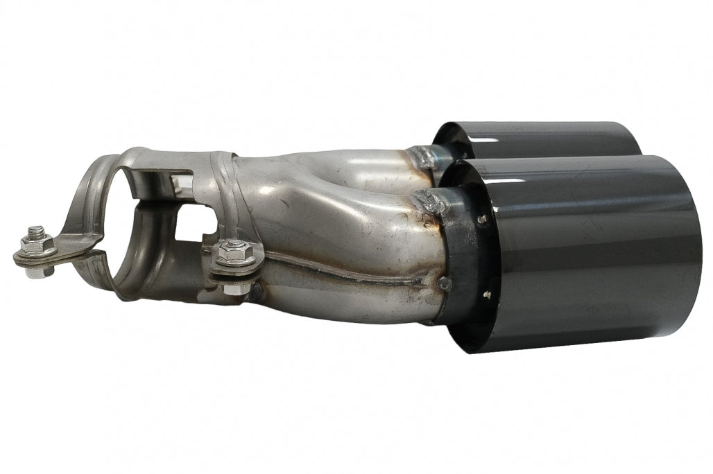 Rear Diffuser M5 Style Piano Black with Black Exhaust Tips for BMW 5 Series G30 G31 (2017–2020) M-Tech