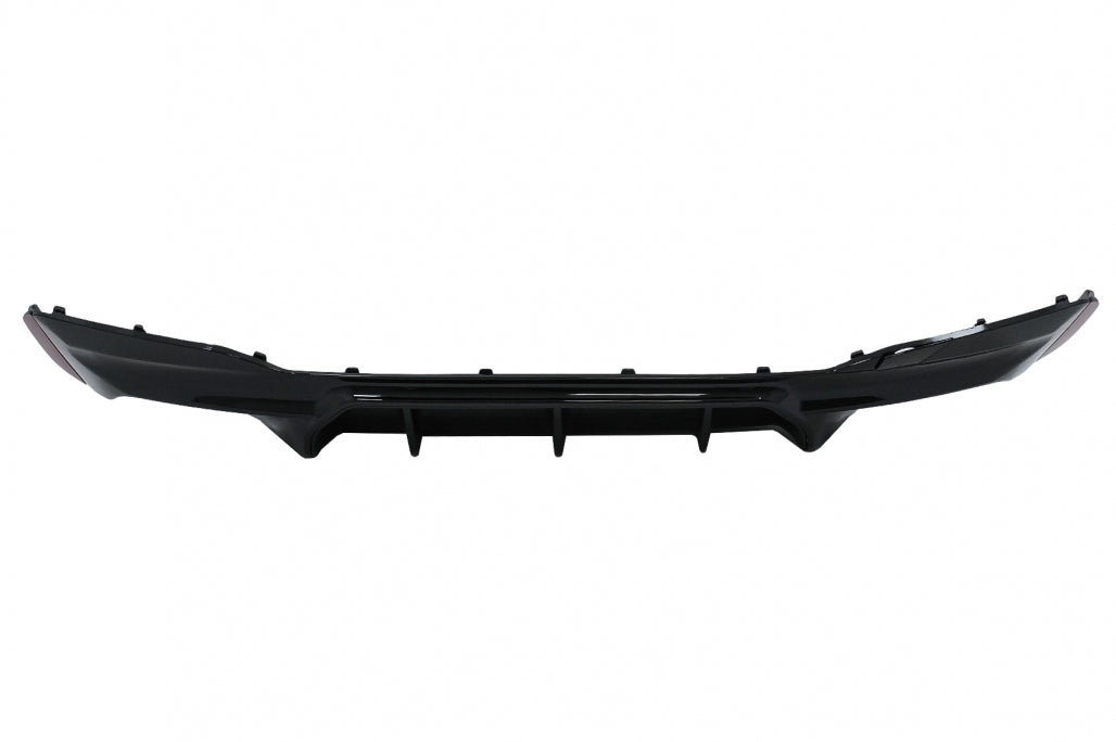Rear Diffuser M5 Style Piano Black with Black Exhaust Tips for BMW 5 Series G30 G31 (2017–2020) M-Tech