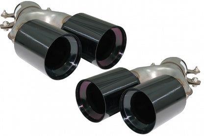 Rear Diffuser M5 Style Piano Black with Black Exhaust Tips for BMW 5 Series G30 G31 (2017–2020) M-Tech