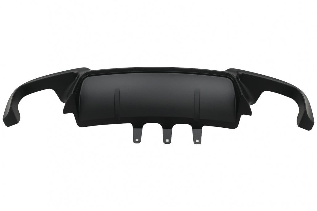 Rear Diffuser M Design Double Outlet Black for BMW 5 Series F10 F11 (2011–2017)