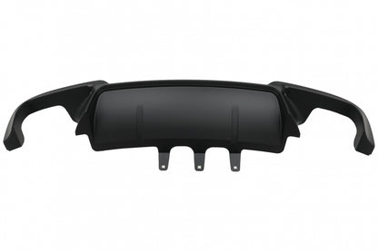 Rear Diffuser M Design Double Outlet Black for BMW 5 Series F10 F11 (2011–2017)