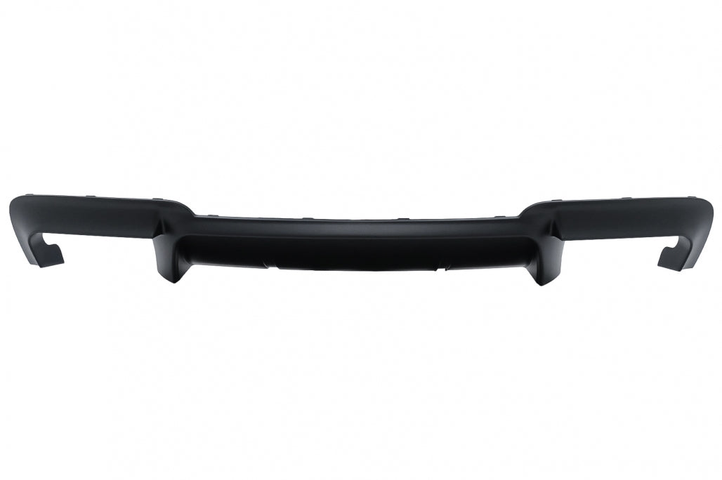 Rear Diffuser M Design Double Outlet Black for BMW 5 Series F10 F11 (2011–2017)