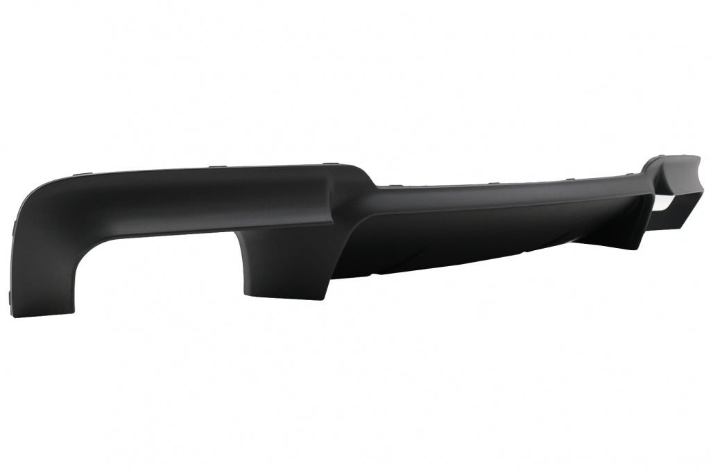 Rear Diffuser M Design Double Outlet Black for BMW 5 Series F10 F11 (2011–2017)