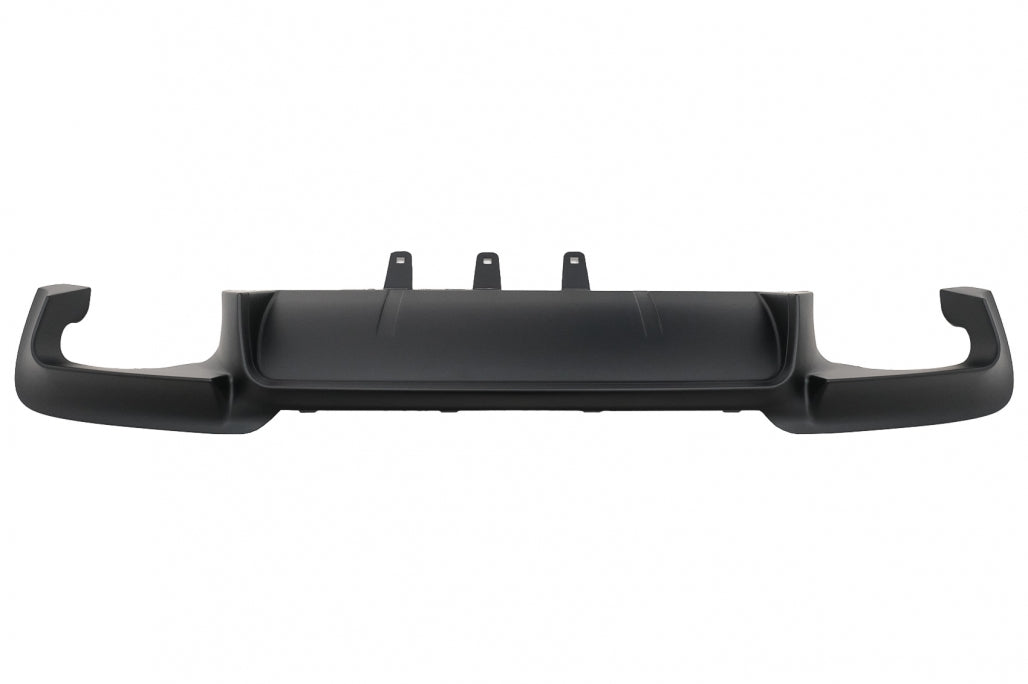 Rear Diffuser M Design Double Outlet Black for BMW 5 Series F10 F11 (2011–2017)