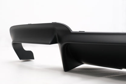 Rear Diffuser M Design Double Outlet Black for BMW 5 Series F10 F11 (2011–2017)