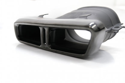 Rear Diffuser Night Package Design with Black Exhaust Tips for Mercedes GLC SUV X253 (2015–07.2019)
