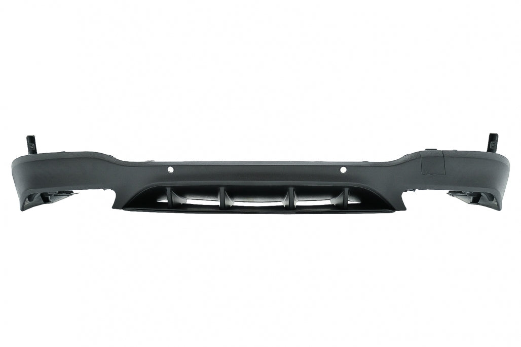 Rear Diffuser Night Package Design with Black Exhaust Tips for Mercedes GLC SUV X253 (2015–07.2019)