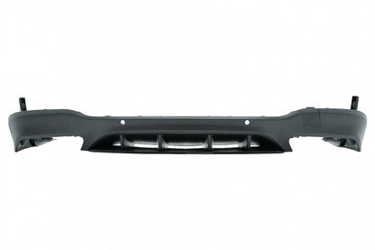Rear Diffuser Night Package Design with Black Exhaust Tips for Mercedes GLC SUV X253 (2015–07.2019)