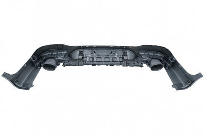 Rear Diffuser Night Package Design with Black Exhaust Tips for Mercedes GLC SUV X253 (2015–07.2019)