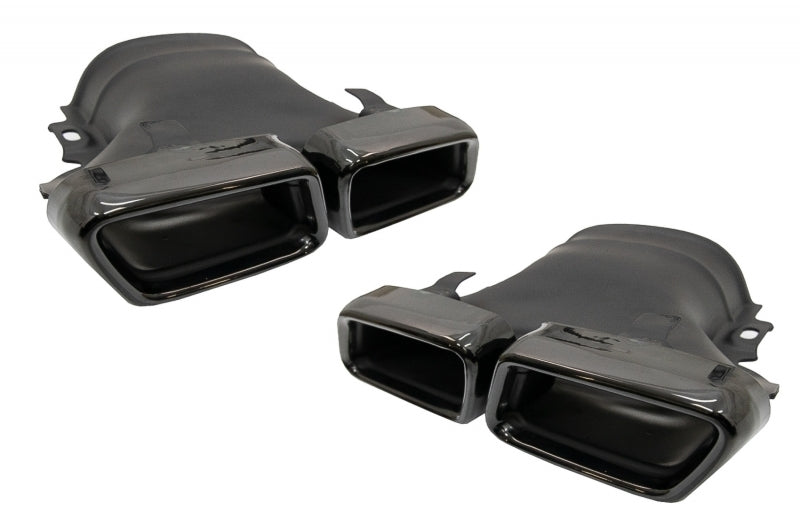 Rear Diffuser with Black Exhaust Tips E63 Design for Mercedes E-Class W213 AMG Line (2016–2019)