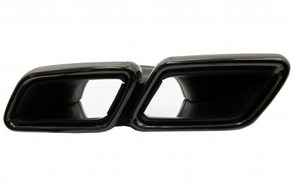 Rear Diffuser with Black Exhaust Tips E63 Design for Mercedes E-Class W213 AMG Line (2016–2019)