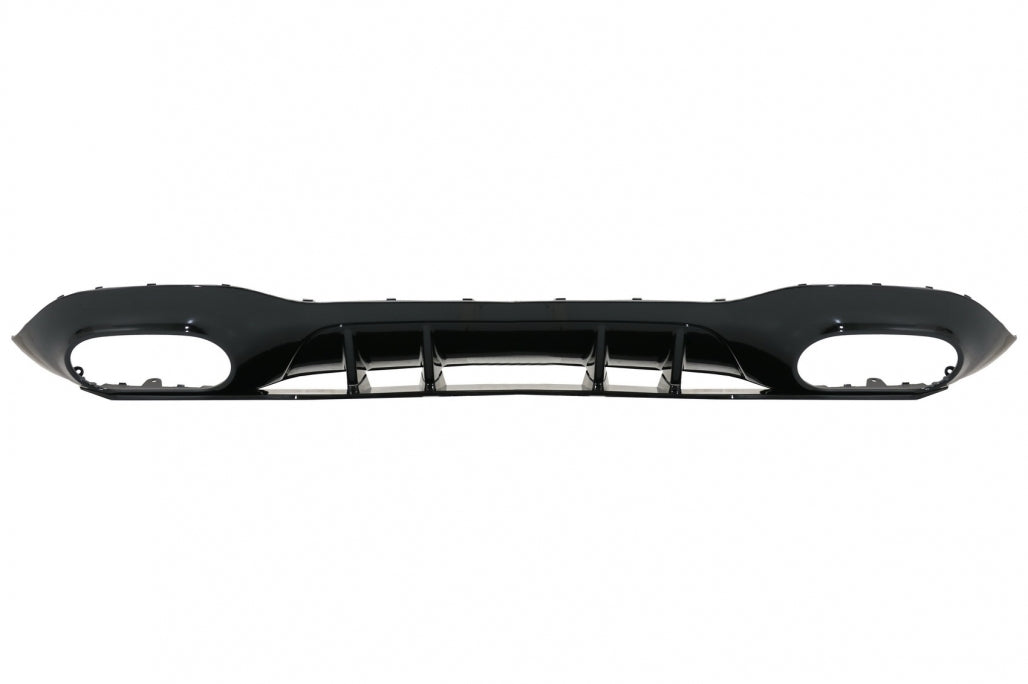 Rear Diffuser with Black Exhaust Tips and Mirror Covers for Mercedes A-Class W177 Hatchback (2018–2022)