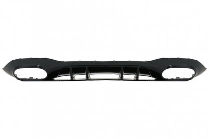 Rear Diffuser with Black Exhaust Tips and Mirror Covers for Mercedes A-Class W177 Hatchback (2018–2022)
