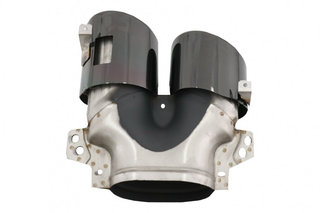 Rear Diffuser with Black Exhaust Tips and Mirror Covers for Mercedes A-Class W177 Hatchback (2018–2022)