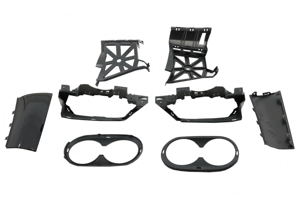 Rear Diffuser with Black Exhaust Tips for Mercedes A-Class V177 Sedan (2018–Up)