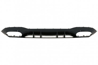 Rear Diffuser with Black Exhaust Tips for Mercedes A-Class V177 Sedan (2018–Up)