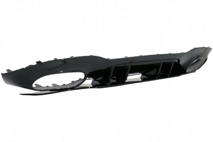 Rear Diffuser with Black Exhaust Tips for Mercedes A-Class V177 Sedan (2018–Up)