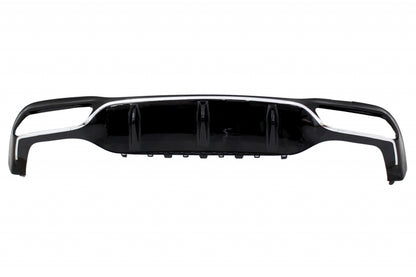 Rear Diffuser with Chrome Exhaust Tips E63 Design for Mercedes E-Class W213 AMG Line (2016–2019)